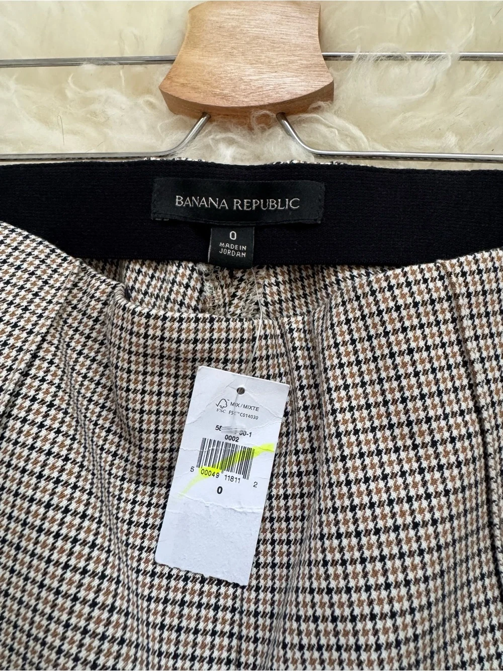 NWT Banana Republic High Rise Ankle Zip Stretch Leggings, Size 0